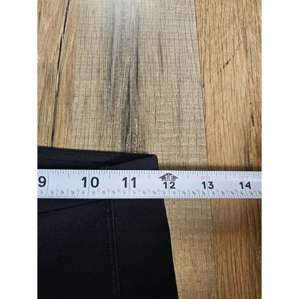 Lululemon Fast Free Cropped Leggings Black Women's Size 4‎